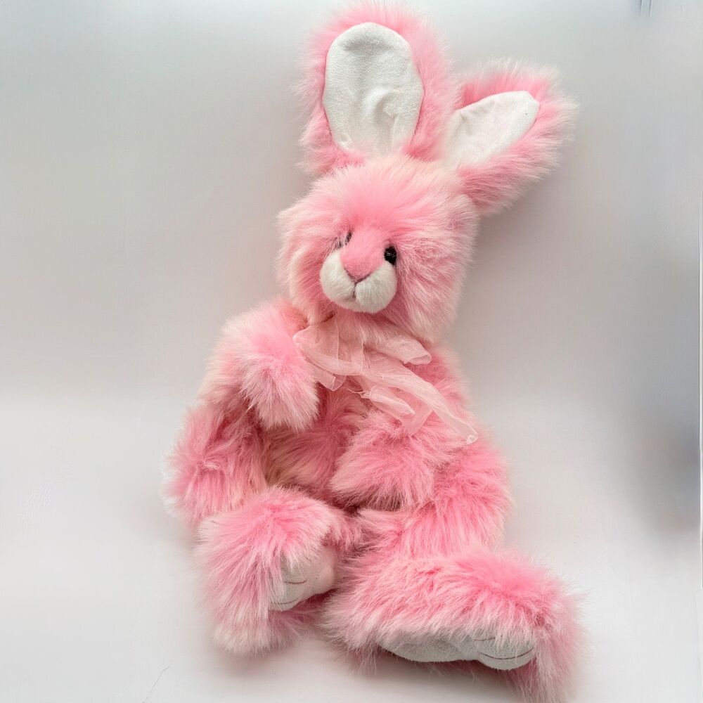 Charlie Bears Pink Bunny Jointed Limb 2019 Plush Stuffed Animal Collection 20.5"